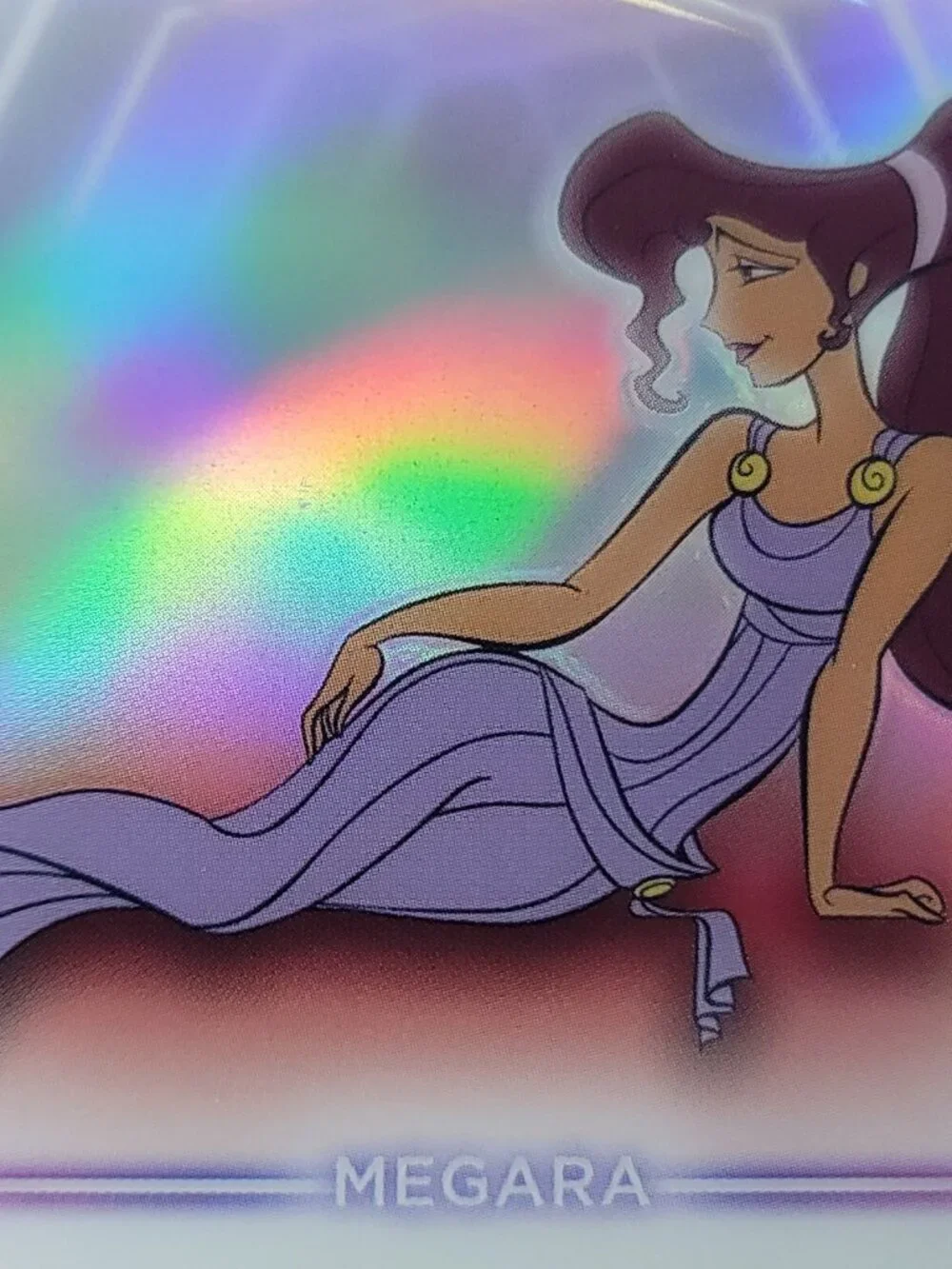 Megara Topps 2026 Disney Neon Holo Chrome Refractor Limited 035/199 CNE